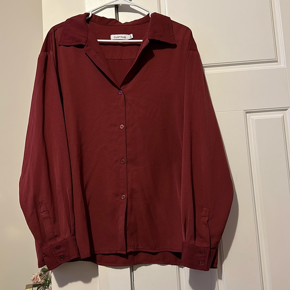 JustFab button down top!